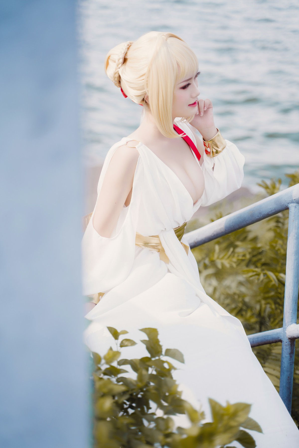 图片[15]-甜美女神 白裙飘逸难以抵挡的诱惑 – COSPLAY-小乔阁