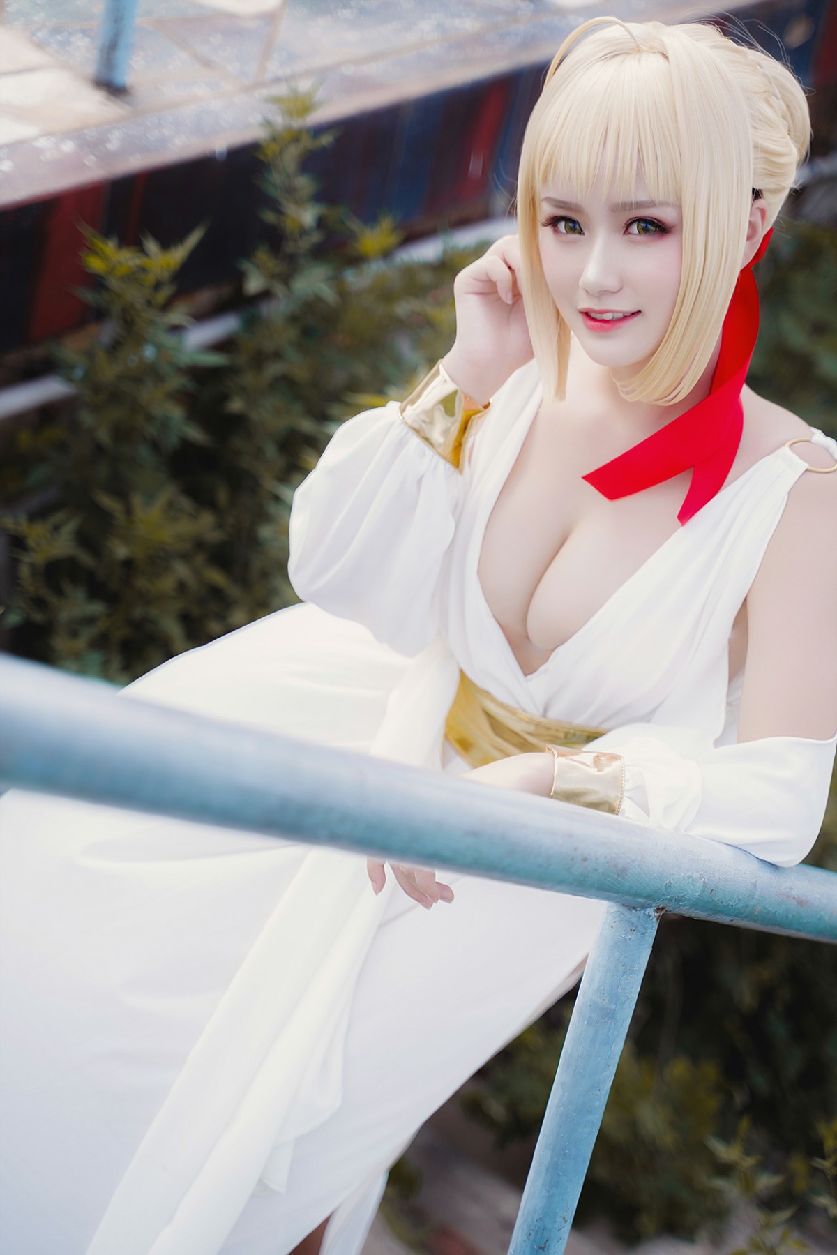 图片[17]-甜美女神 白裙飘逸难以抵挡的诱惑 – COSPLAY-小乔阁