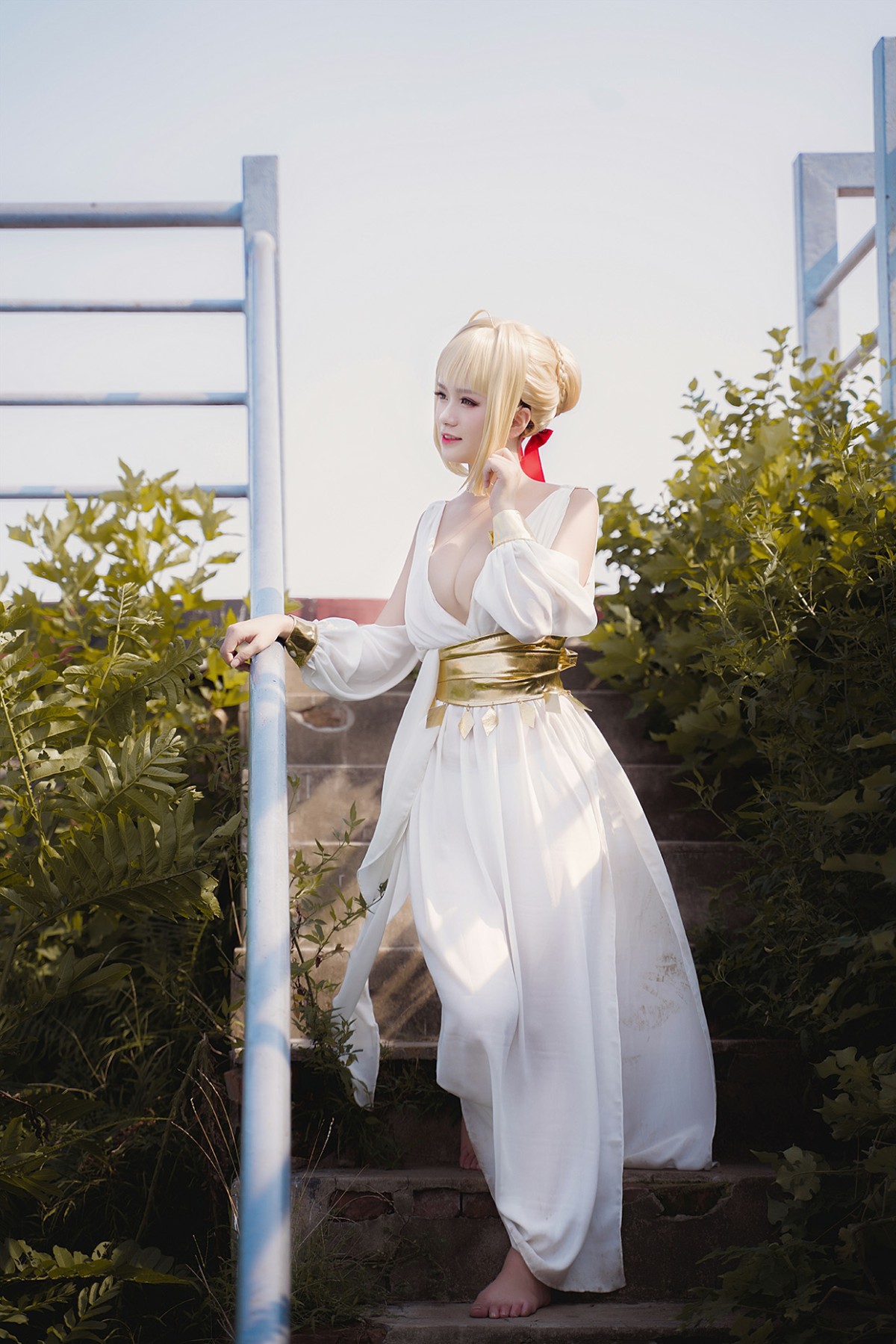 图片[18]-甜美女神 白裙飘逸难以抵挡的诱惑 – COSPLAY-小乔阁