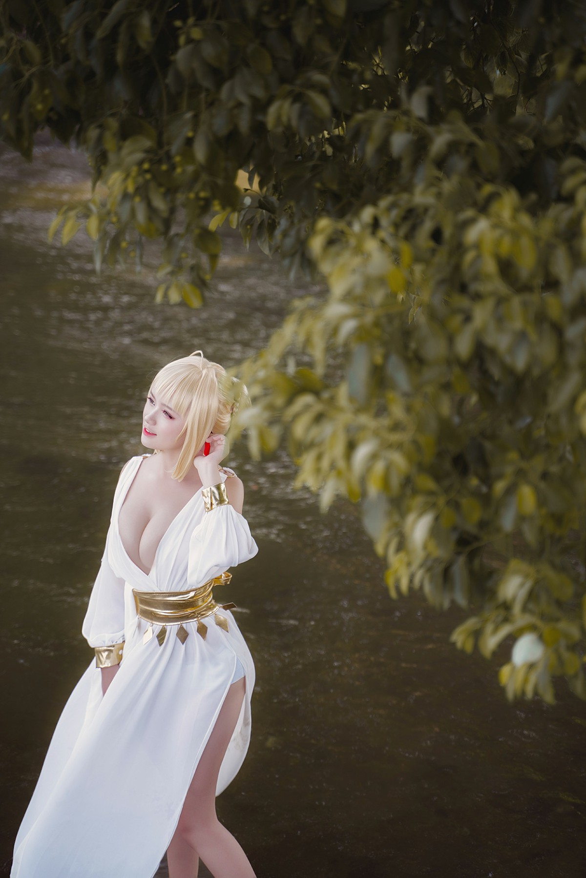图片[22]-甜美女神 白裙飘逸难以抵挡的诱惑 – COSPLAY-小乔阁