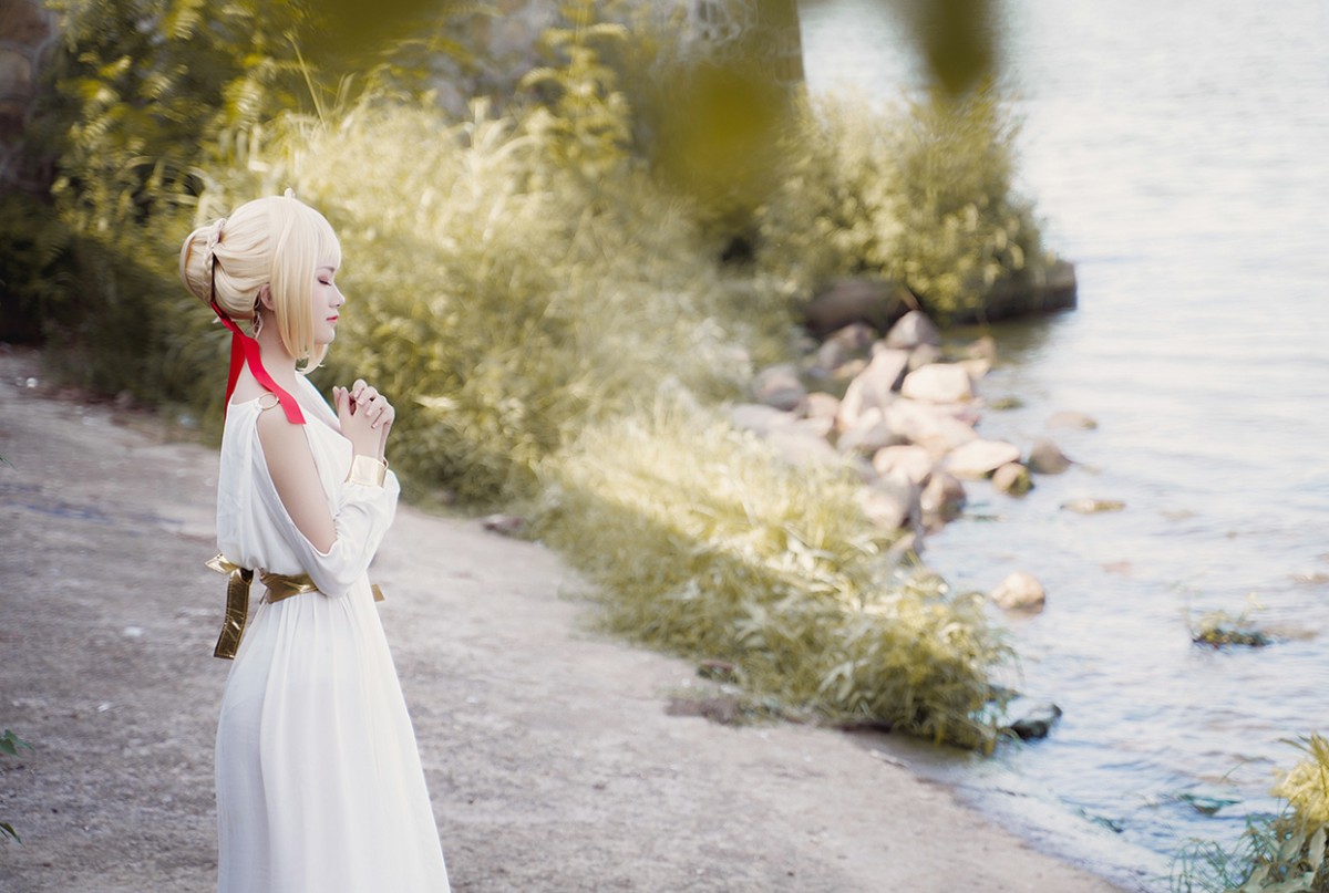 图片[28]-甜美女神 白裙飘逸难以抵挡的诱惑 – COSPLAY-小乔阁