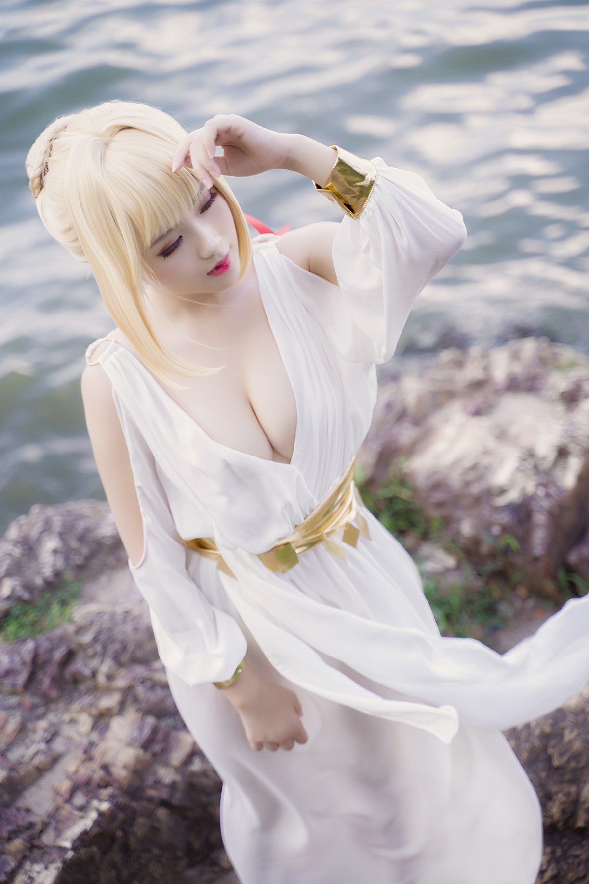 图片[30]-甜美女神 白裙飘逸难以抵挡的诱惑 – COSPLAY-小乔阁