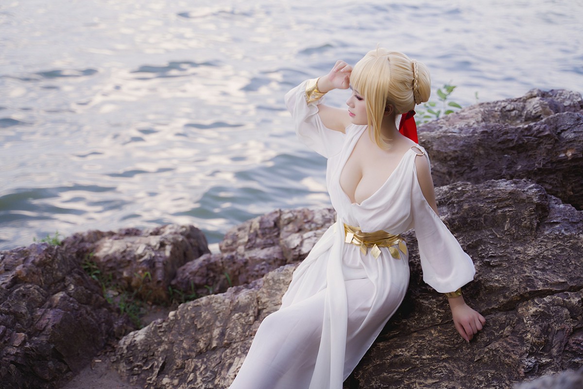 图片[31]-甜美女神 白裙飘逸难以抵挡的诱惑 – COSPLAY-小乔阁