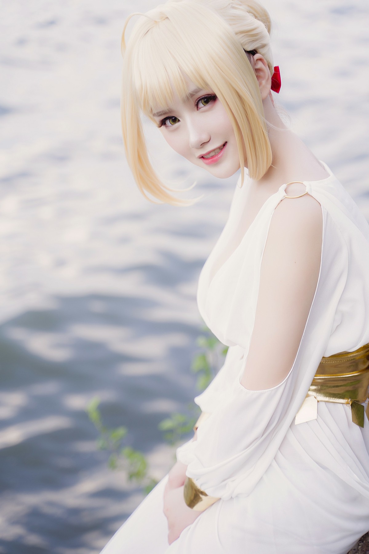 图片[34]-甜美女神 白裙飘逸难以抵挡的诱惑 – COSPLAY-小乔阁