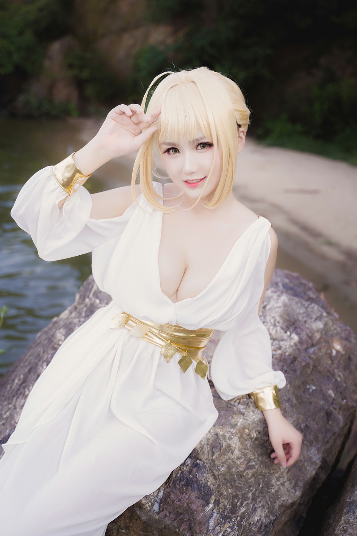 图片[35]-甜美女神 白裙飘逸难以抵挡的诱惑 – COSPLAY-小乔阁