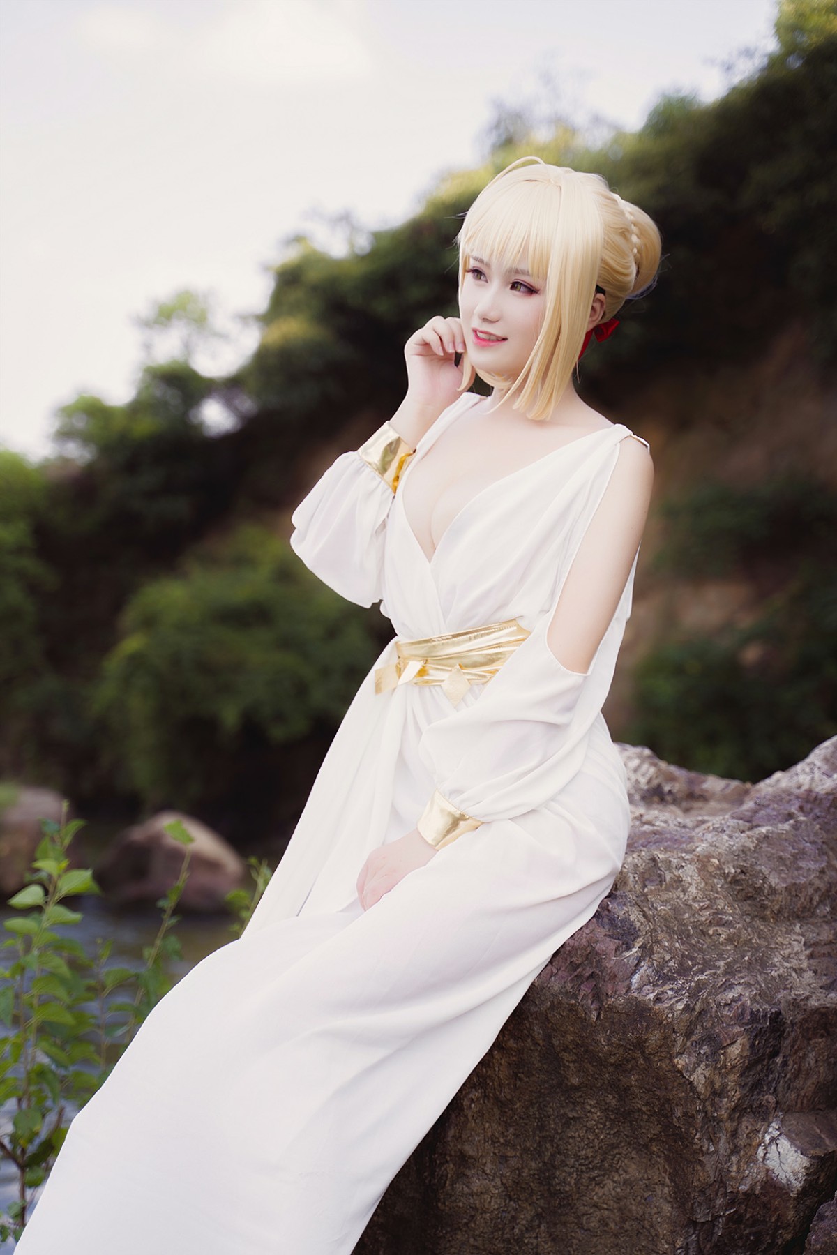 图片[36]-甜美女神 白裙飘逸难以抵挡的诱惑 – COSPLAY-小乔阁