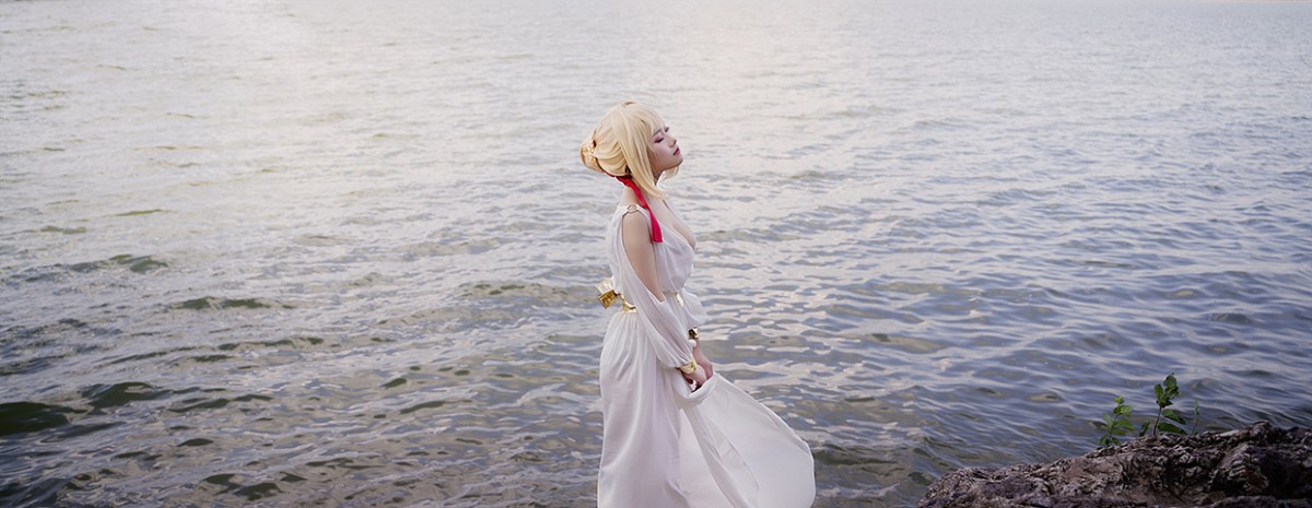 图片[37]-甜美女神 白裙飘逸难以抵挡的诱惑 – COSPLAY-小乔阁