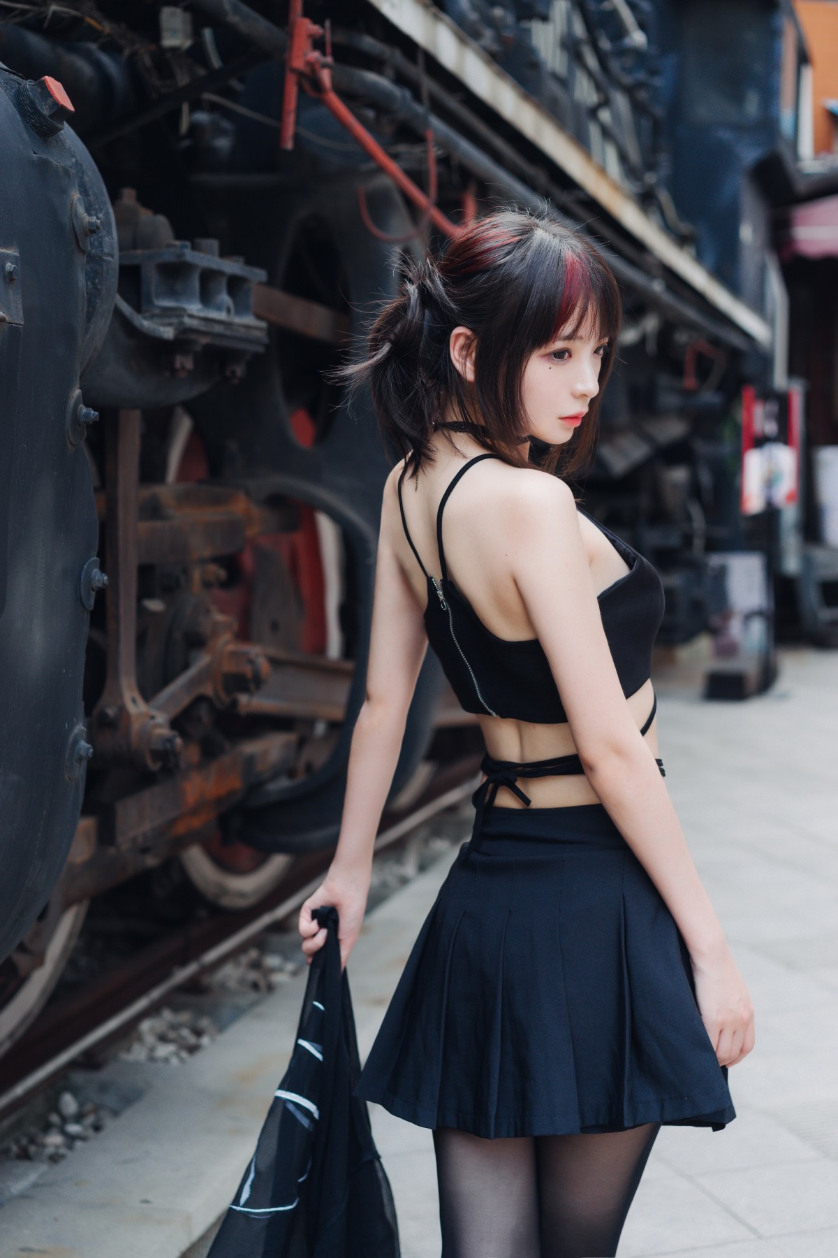 图片[2]-疯猫ss – 黑丝复古 – COSPLAY-小乔阁