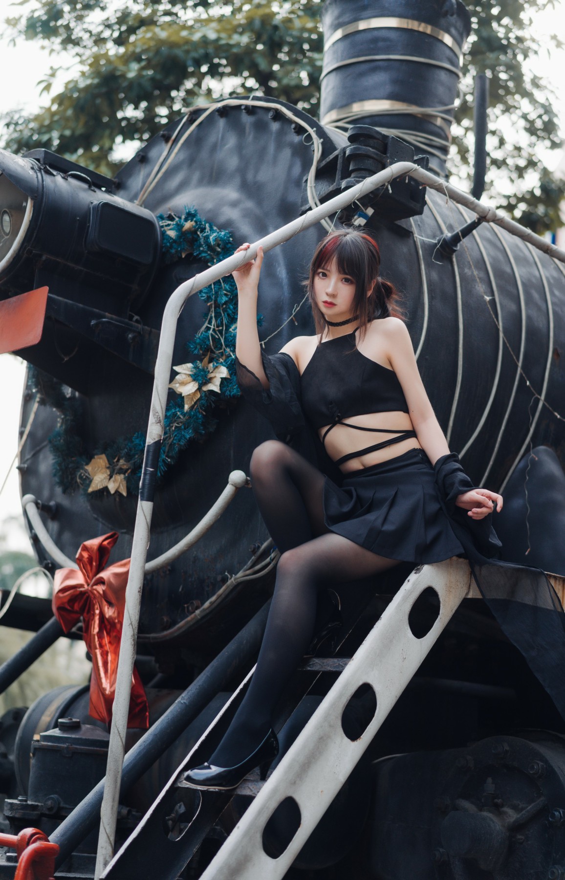 图片[3]-疯猫ss – 黑丝复古 – COSPLAY-小乔阁