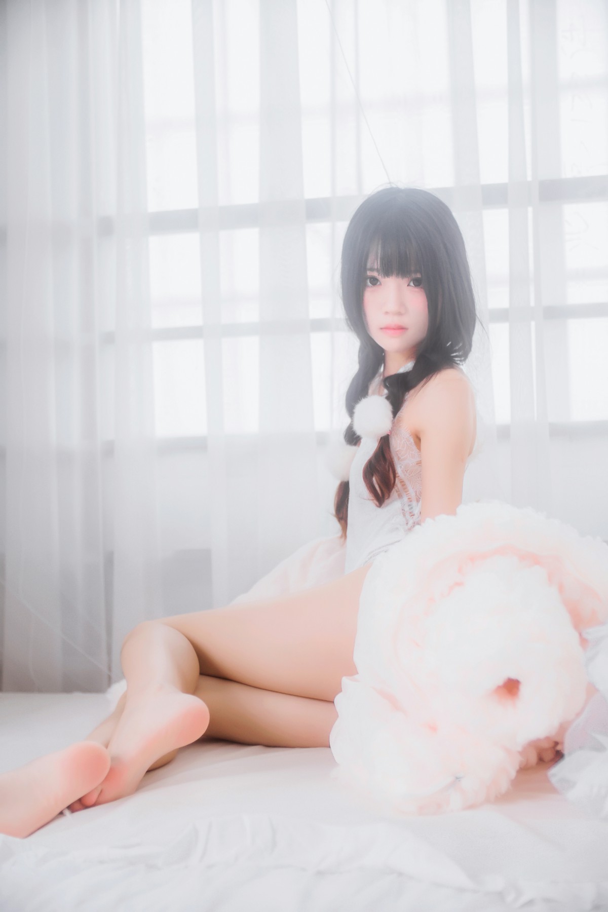 萝莉风COS 桜桃喵 – 纯白私房 – COSPLAY-小乔阁