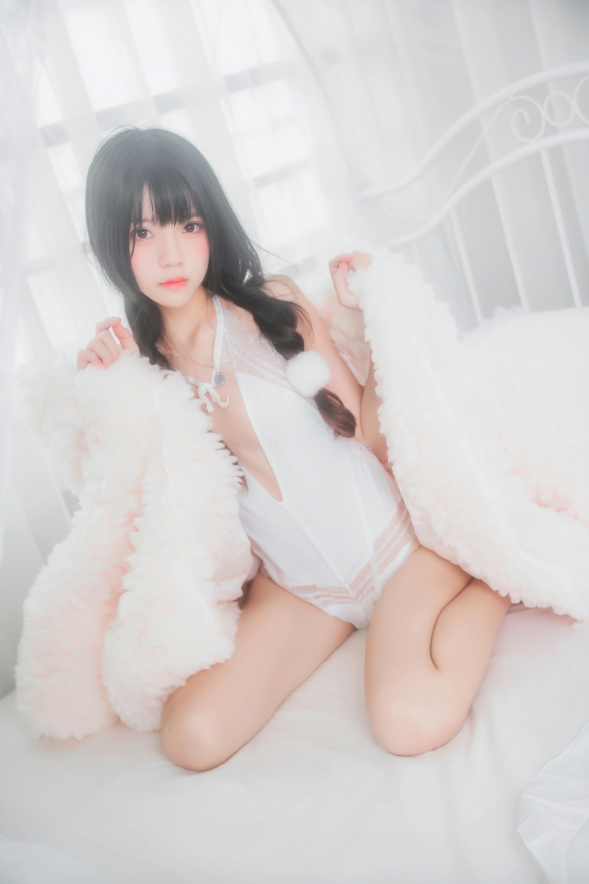 图片[3]-萝莉风COS 桜桃喵 – 纯白私房 – COSPLAY-小乔阁