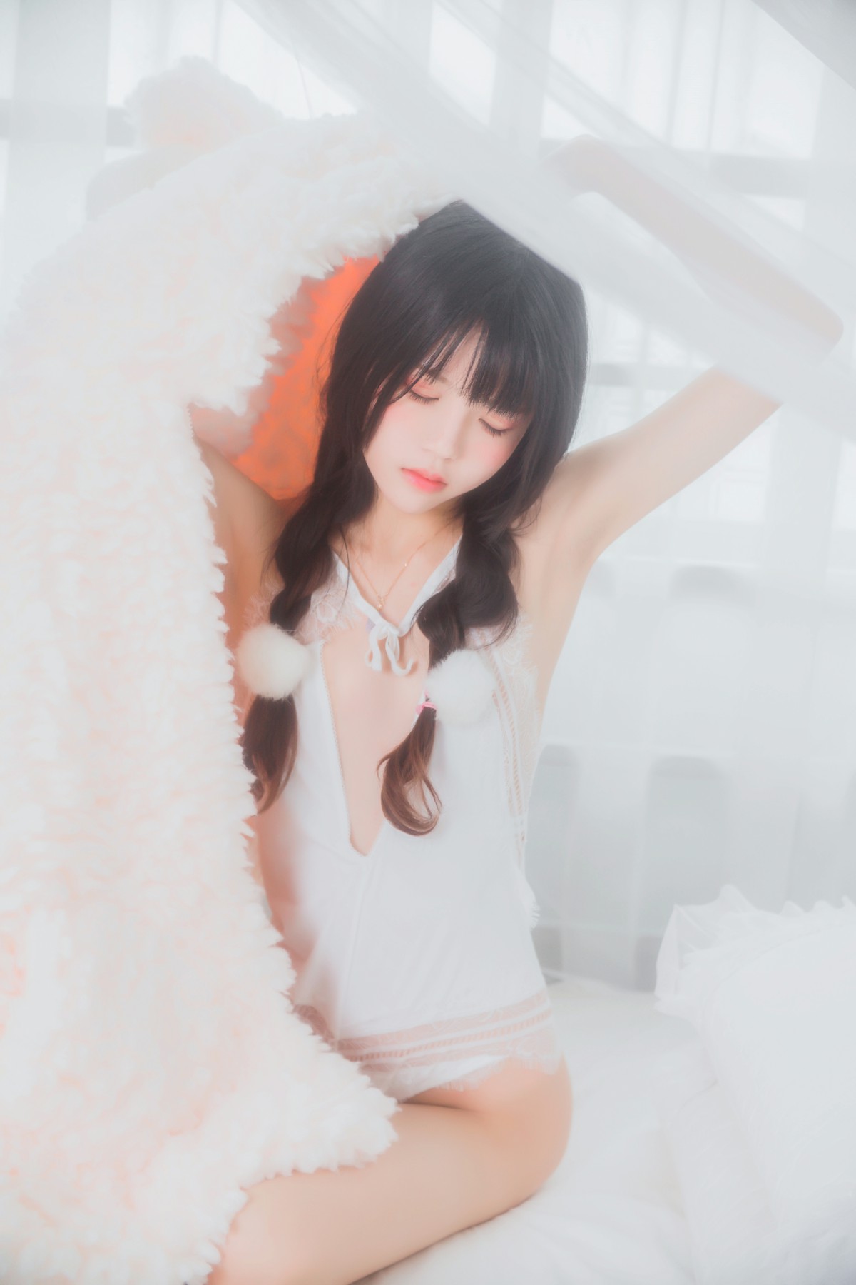 图片[12]-萝莉风COS 桜桃喵 – 纯白私房 – COSPLAY-小乔阁