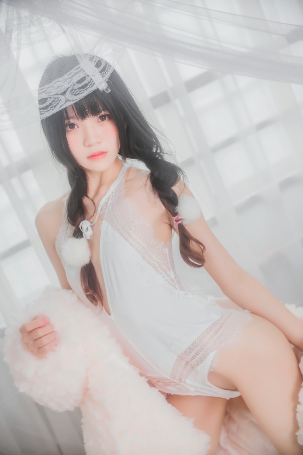 图片[14]-萝莉风COS 桜桃喵 – 纯白私房 – COSPLAY-小乔阁