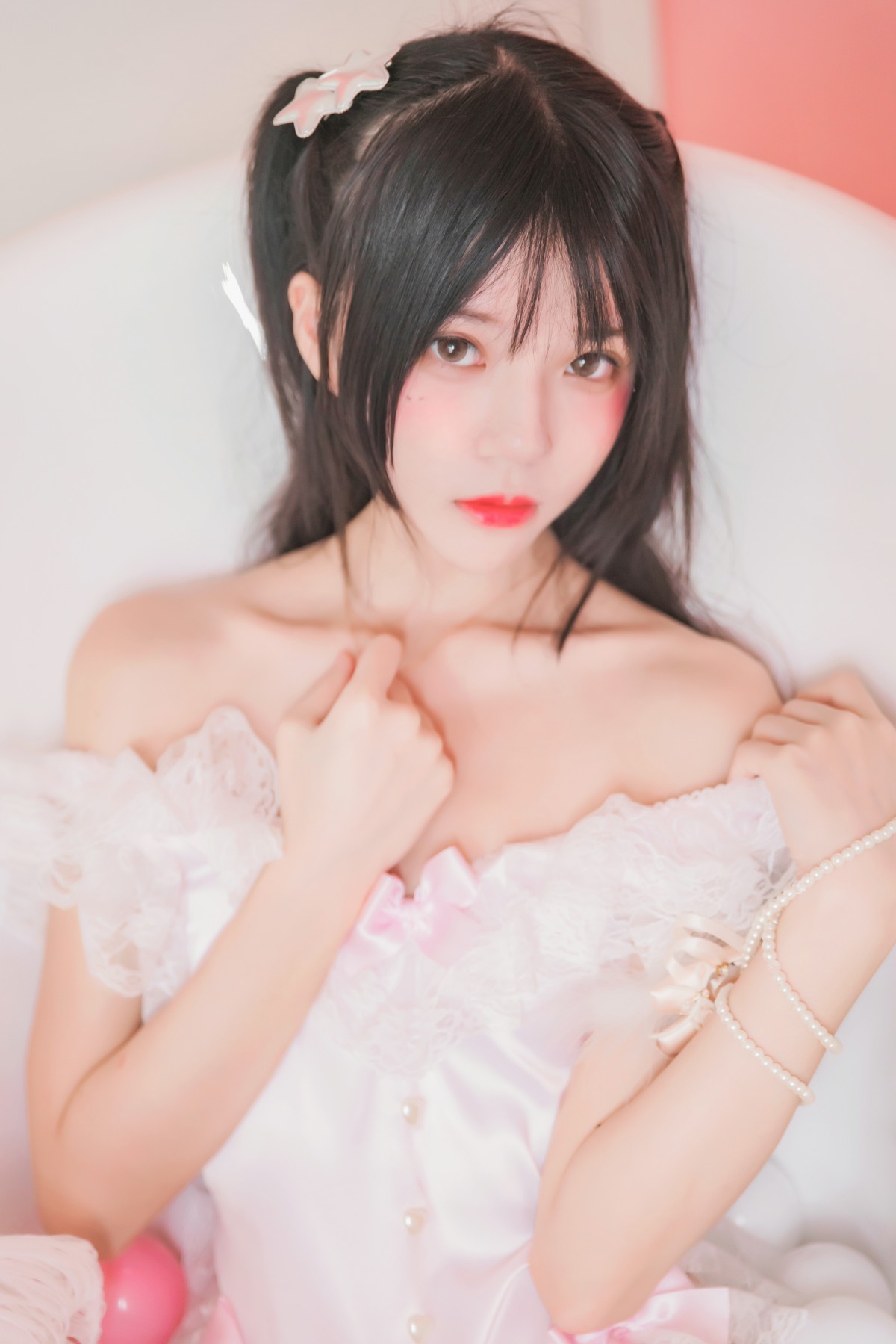 图片[12]-萝莉风COS 桜桃喵 –粉色浴缸 – COSPLAY-小乔阁