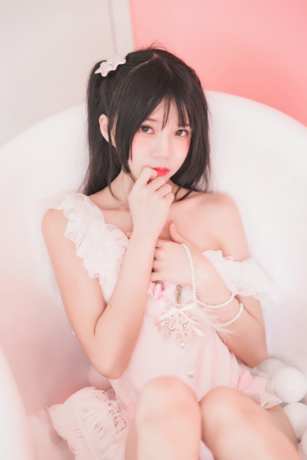 图片[13]-萝莉风COS 桜桃喵 –粉色浴缸 – COSPLAY-小乔阁