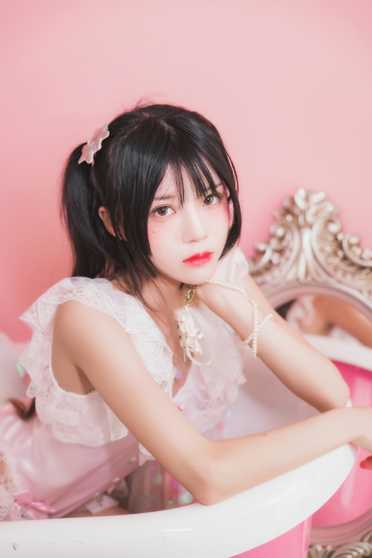 图片[22]-萝莉风COS 桜桃喵 –粉色浴缸 – COSPLAY-小乔阁