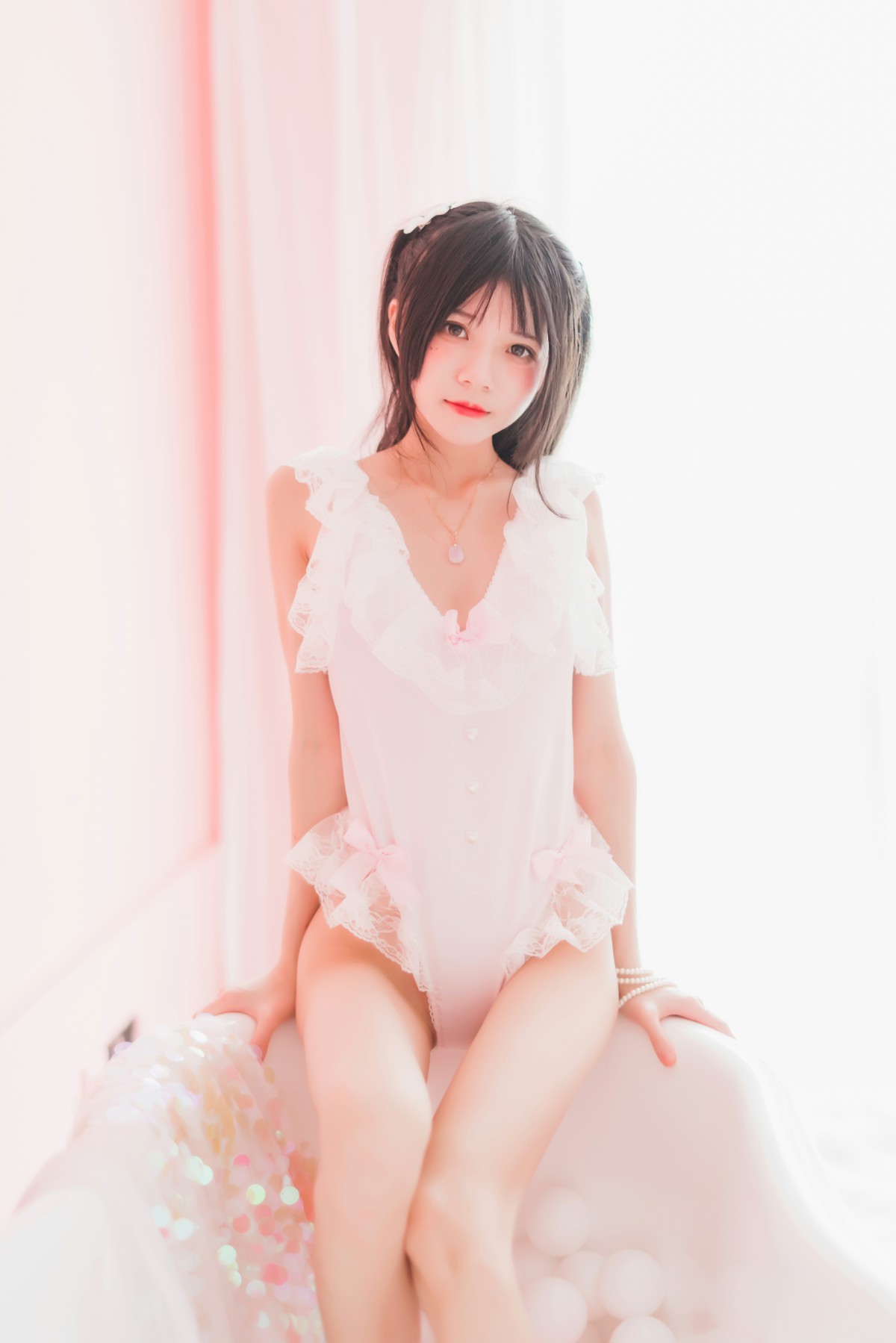 图片[38]-萝莉风COS 桜桃喵 –粉色浴缸 – COSPLAY-小乔阁
