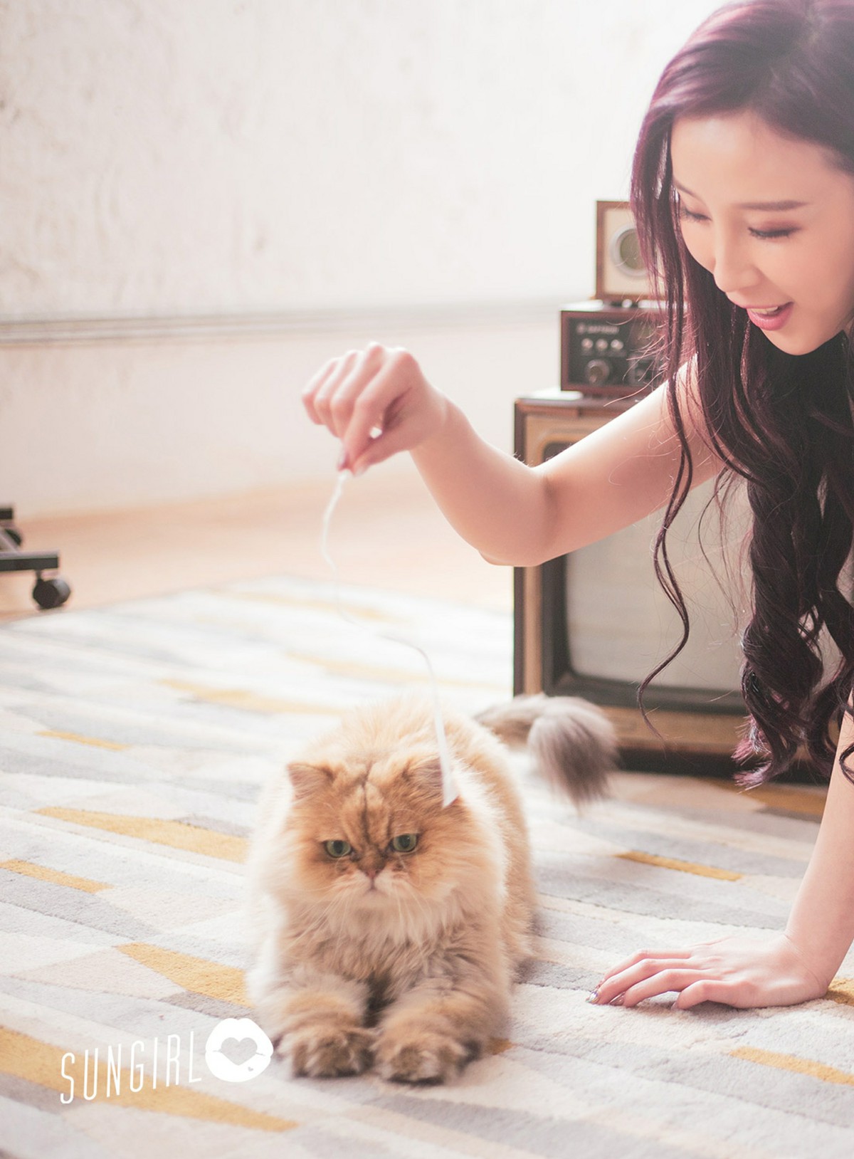 图片[4]-[SUNGIRL阳光宝贝]NO.009 黑色诱惑！蔓蔓宠爱你写真 黄蔓蔓Irenea – COSPLAY-小乔阁