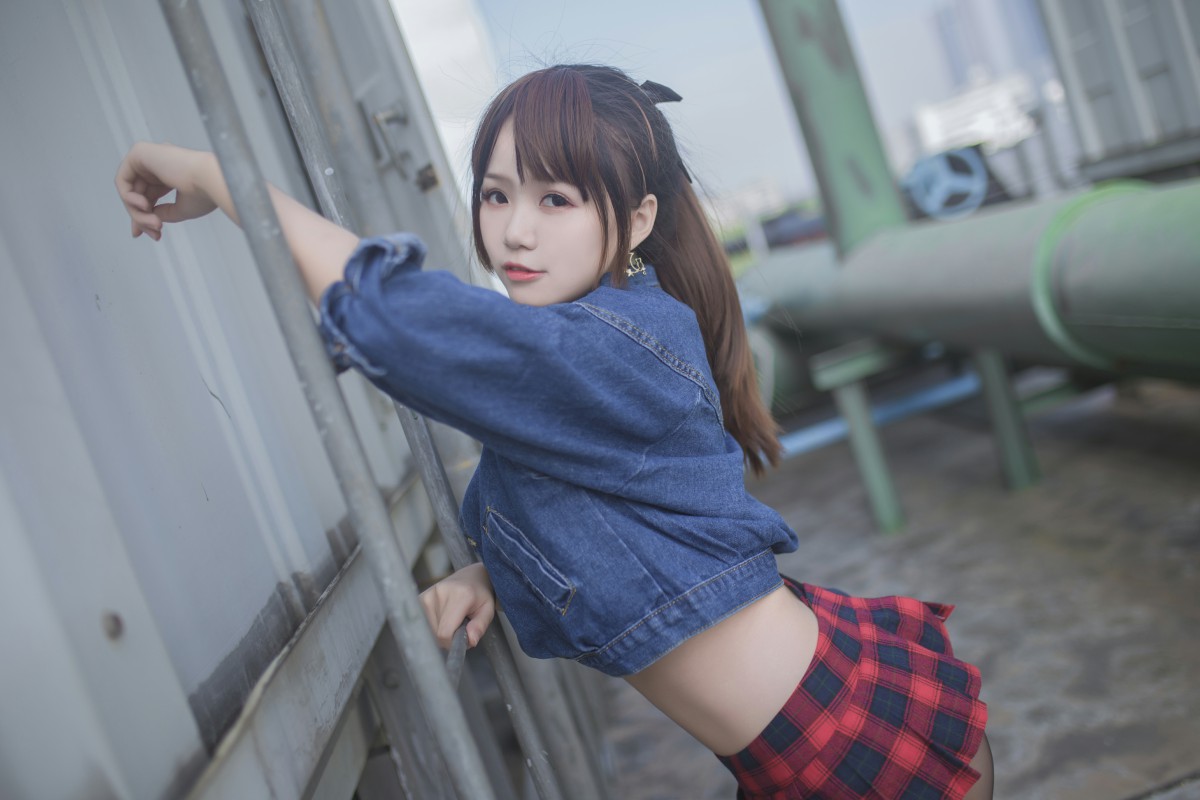 图片[2]-性感人气COSER Yoko宅夏Cos – 红色格子 – COSPLAY-小乔阁