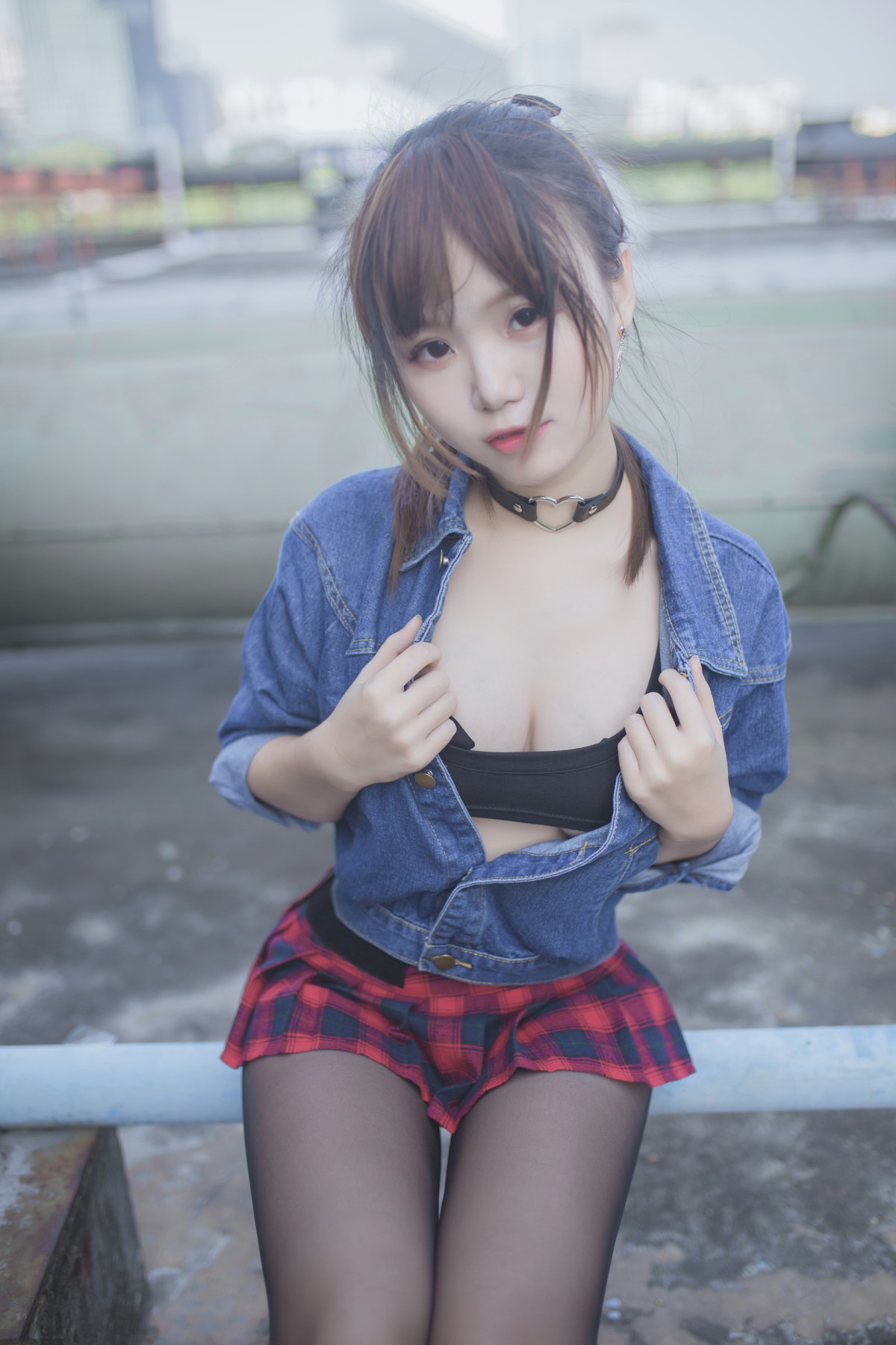 图片[7]-性感人气COSER Yoko宅夏Cos – 红色格子 – COSPLAY-小乔阁