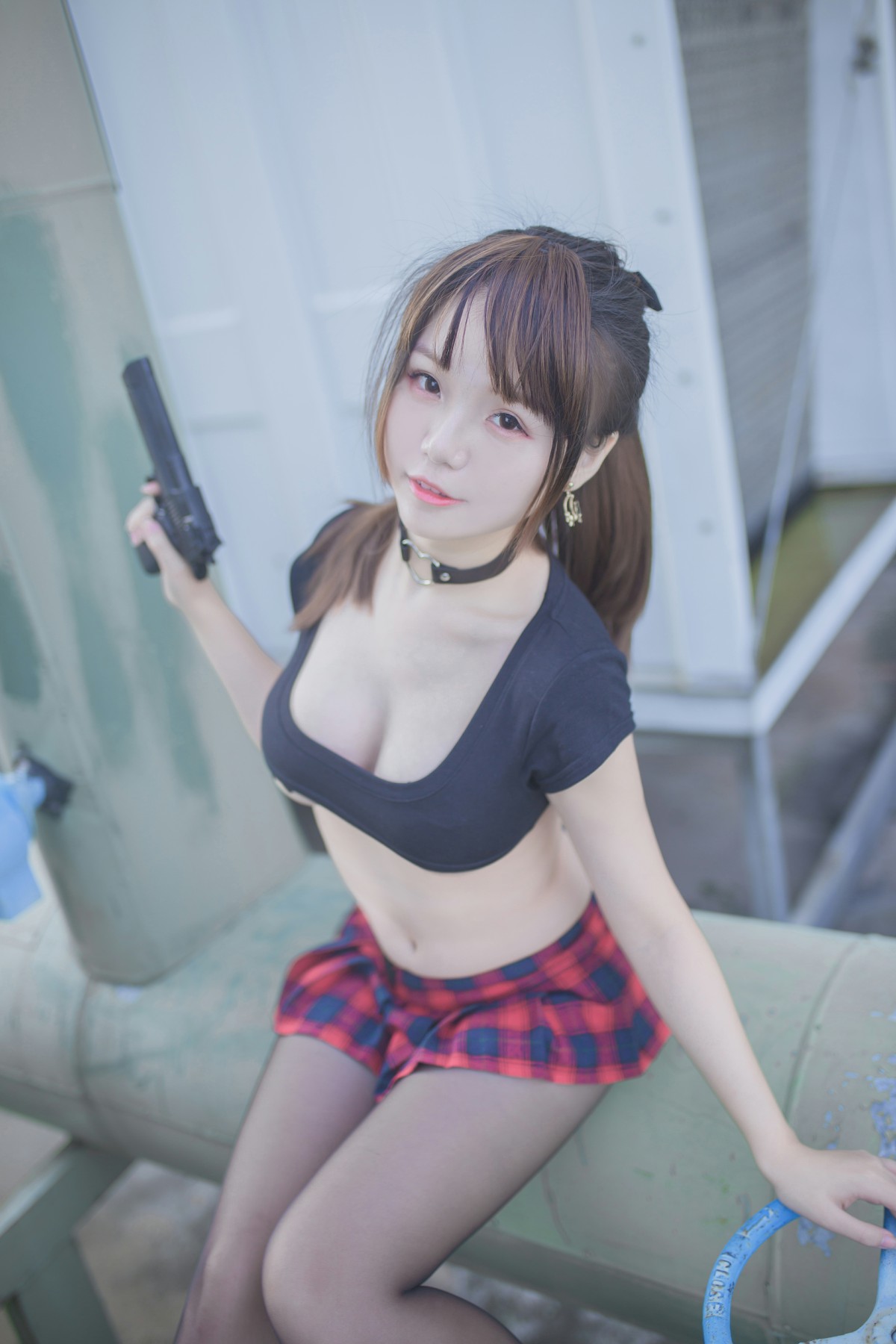 图片[13]-性感人气COSER Yoko宅夏Cos – 红色格子 – COSPLAY-小乔阁