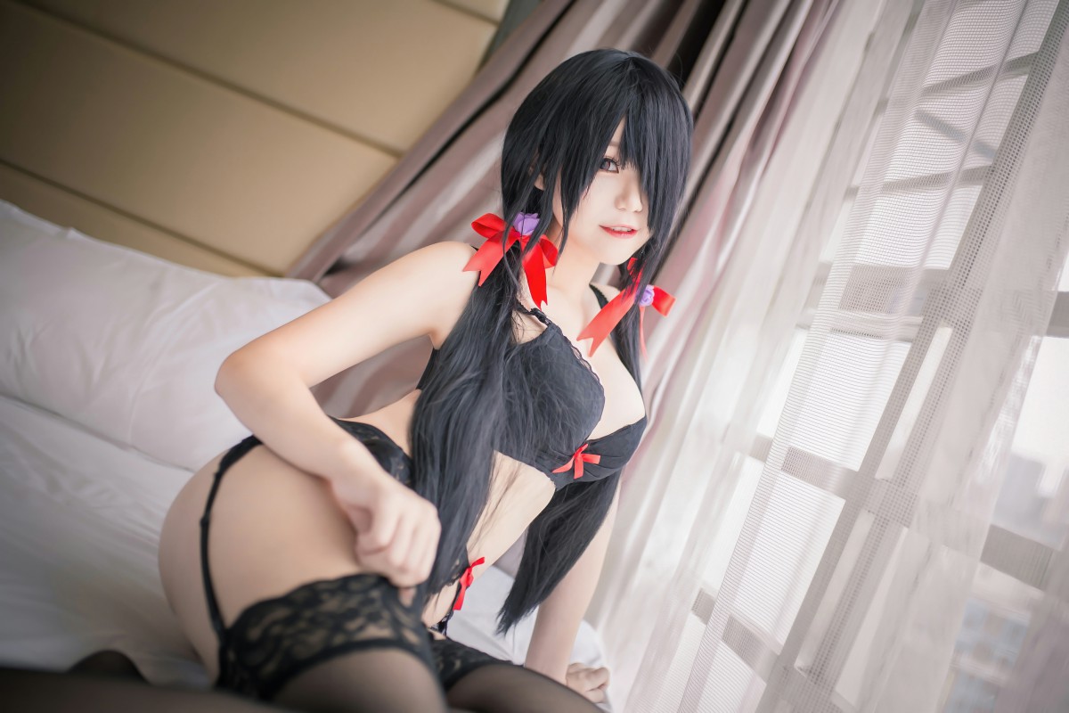 性感人气COSER Yoko宅夏Cos – 狂三内衣 – COSPLAY-小乔阁