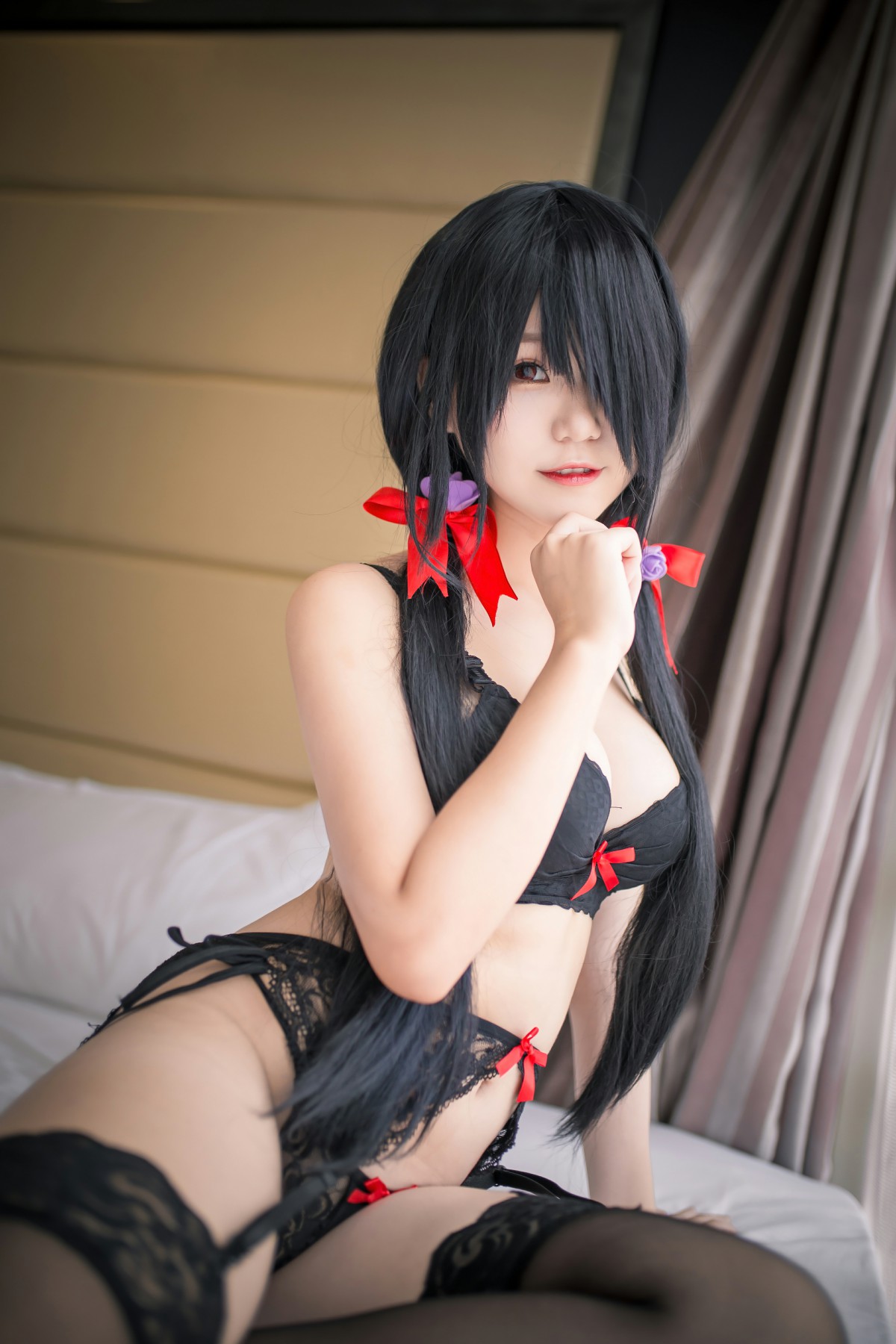 图片[2]-性感人气COSER Yoko宅夏Cos – 狂三内衣 – COSPLAY-小乔阁