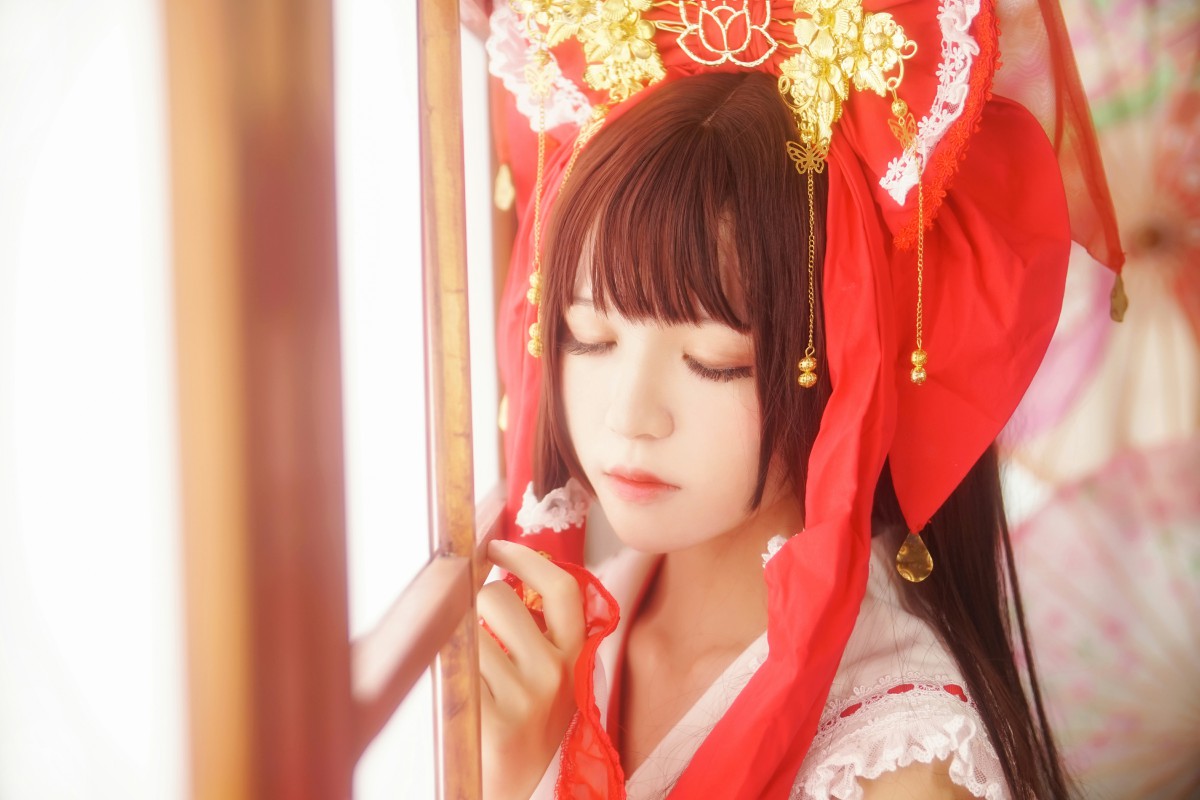 图片[7]-萝莉风COS 桜桃喵 – 灵梦 新年快乐 – COSPLAY-小乔阁