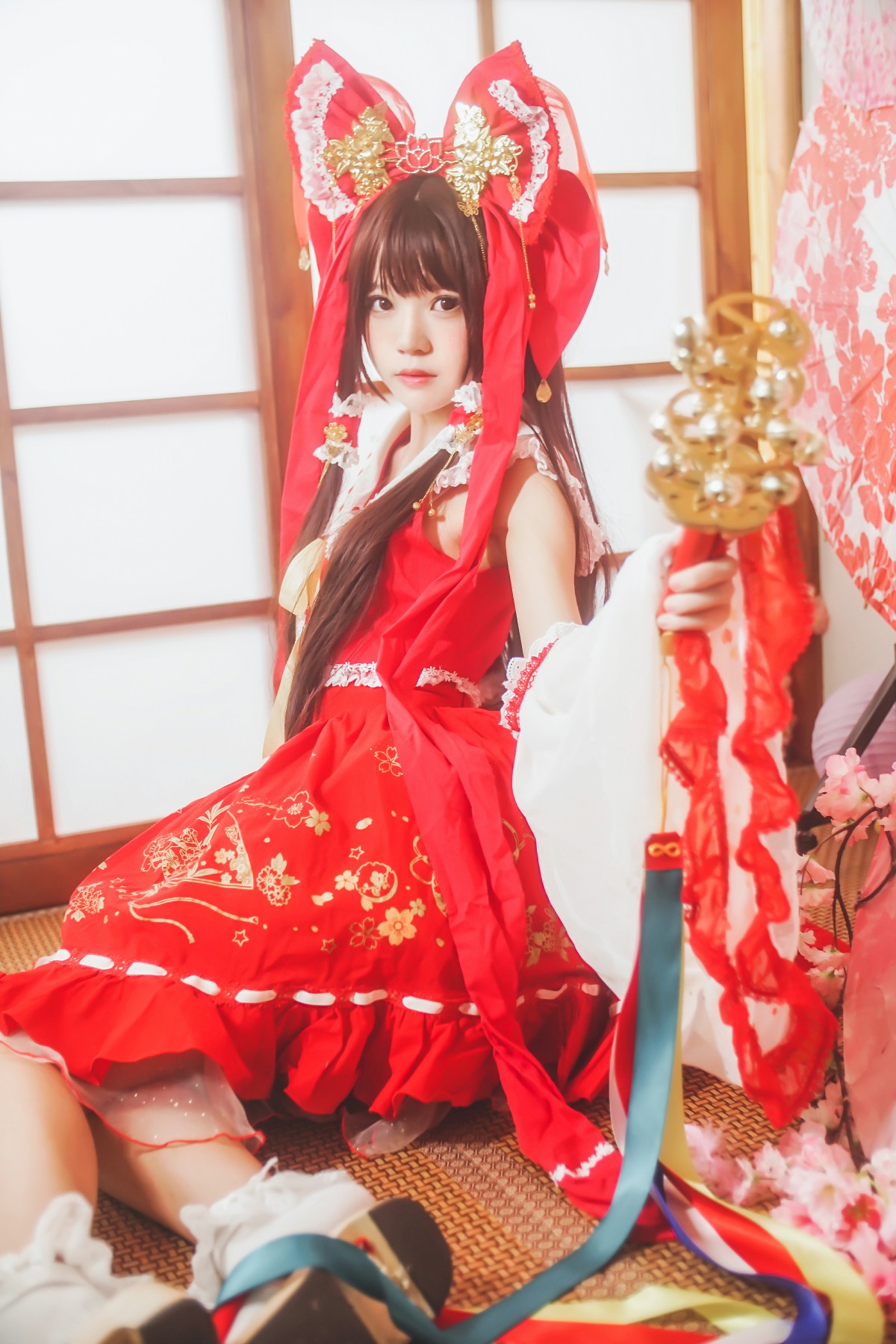 图片[17]-萝莉风COS 桜桃喵 – 灵梦 新年快乐 – COSPLAY-小乔阁
