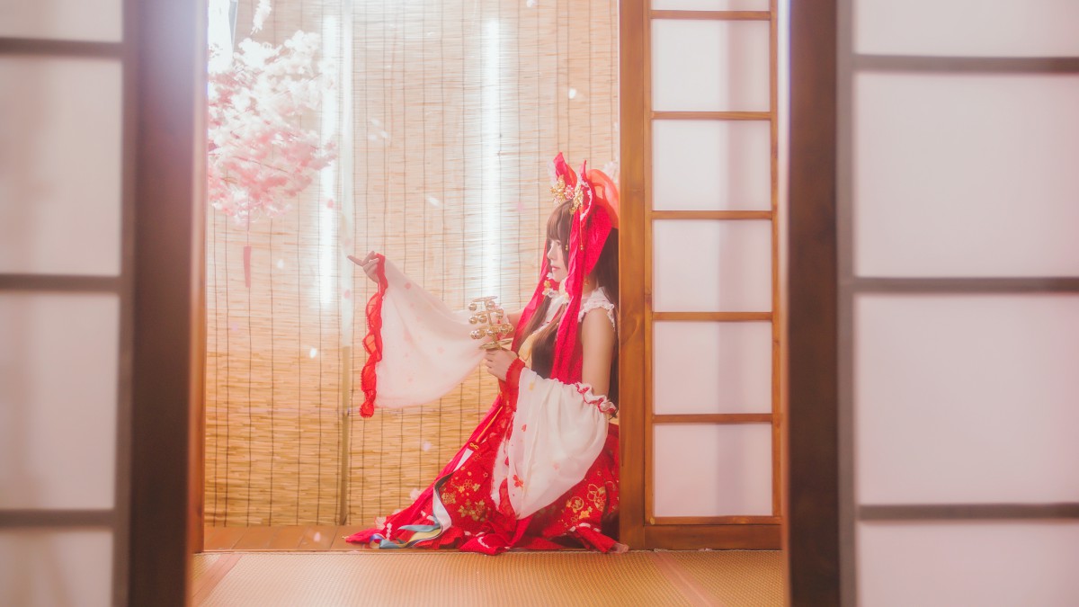 图片[20]-萝莉风COS 桜桃喵 – 灵梦 新年快乐 – COSPLAY-小乔阁