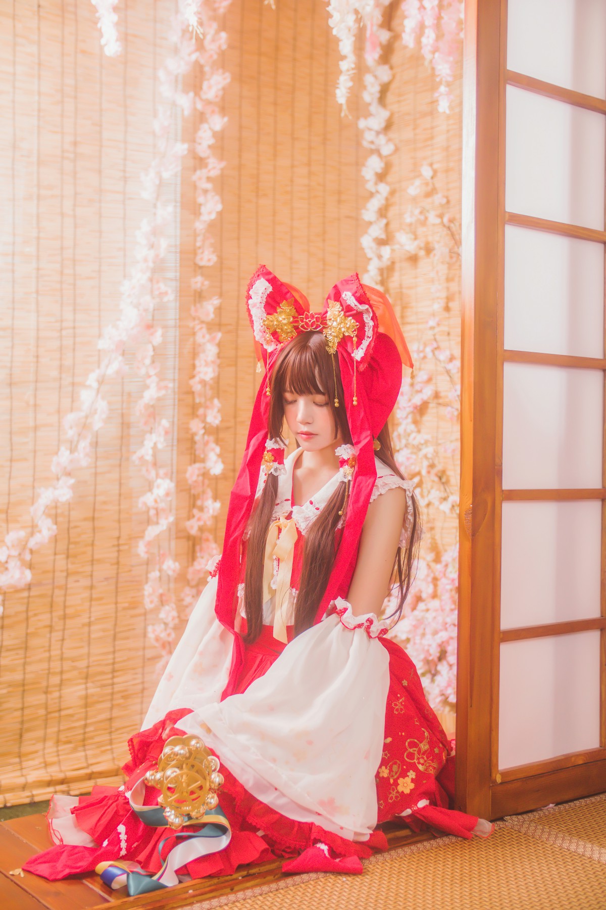 图片[21]-萝莉风COS 桜桃喵 – 灵梦 新年快乐 – COSPLAY-小乔阁