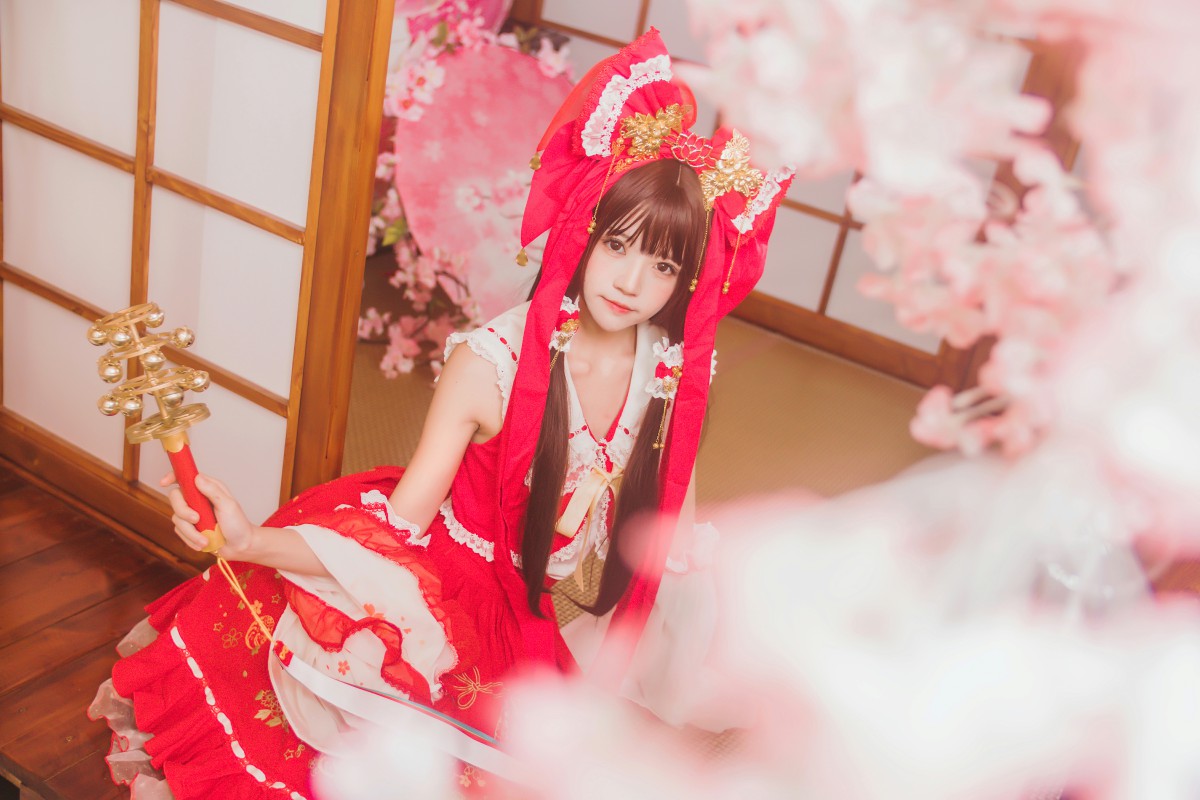 图片[22]-萝莉风COS 桜桃喵 – 灵梦 新年快乐 – COSPLAY-小乔阁