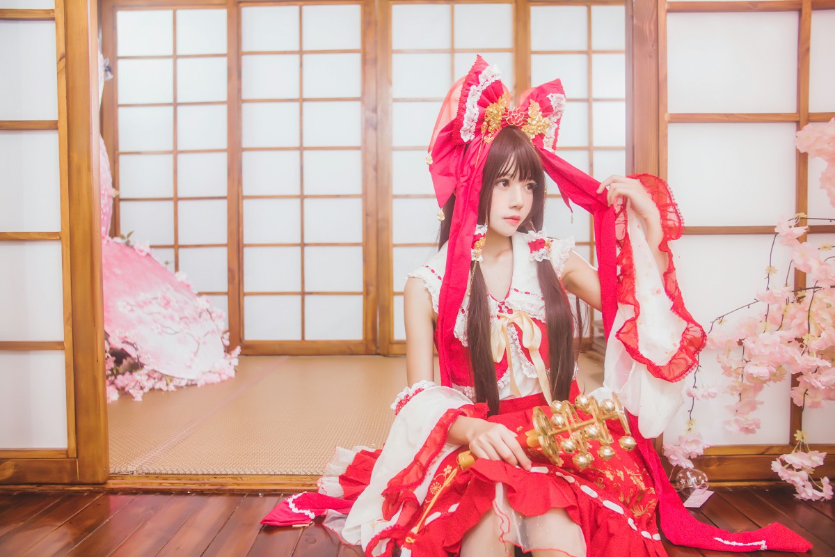 图片[27]-萝莉风COS 桜桃喵 – 灵梦 新年快乐 – COSPLAY-小乔阁