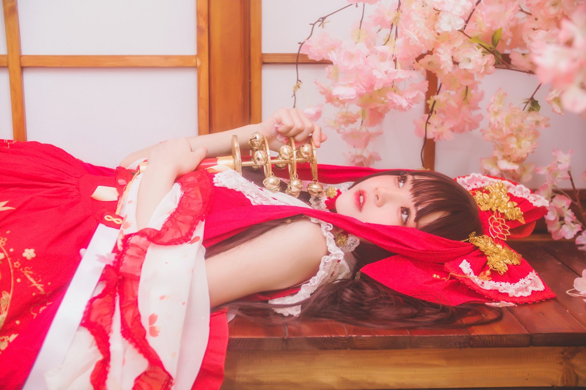 图片[37]-萝莉风COS 桜桃喵 – 灵梦 新年快乐 – COSPLAY-小乔阁