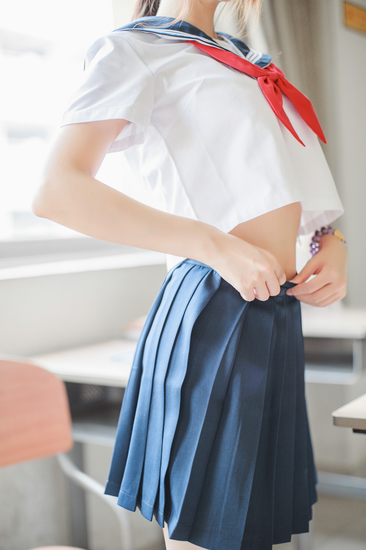 COS美女 疯猫ss – 同桌的水手服 – COSPLAY-小乔阁