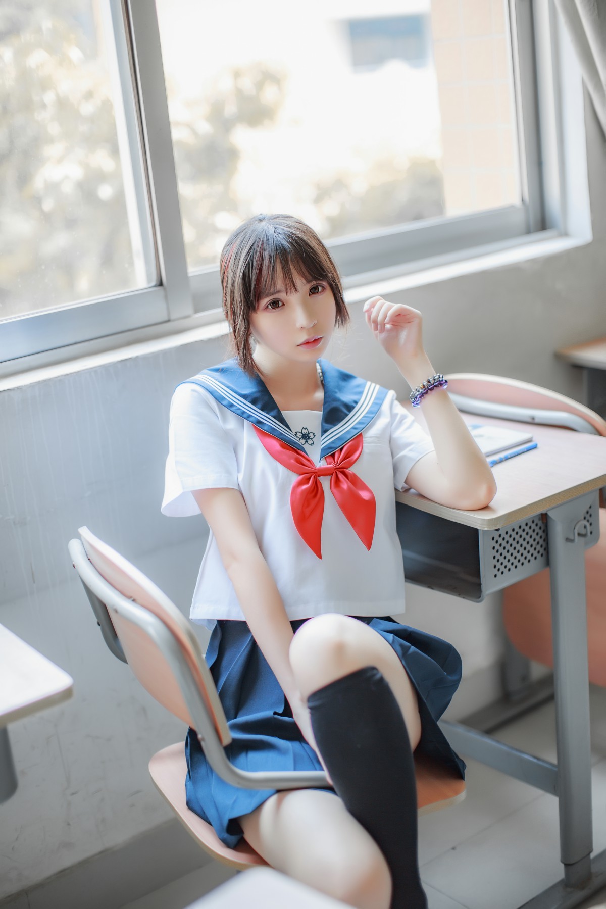 图片[9]-COS美女 疯猫ss – 同桌的水手服 – COSPLAY-小乔阁