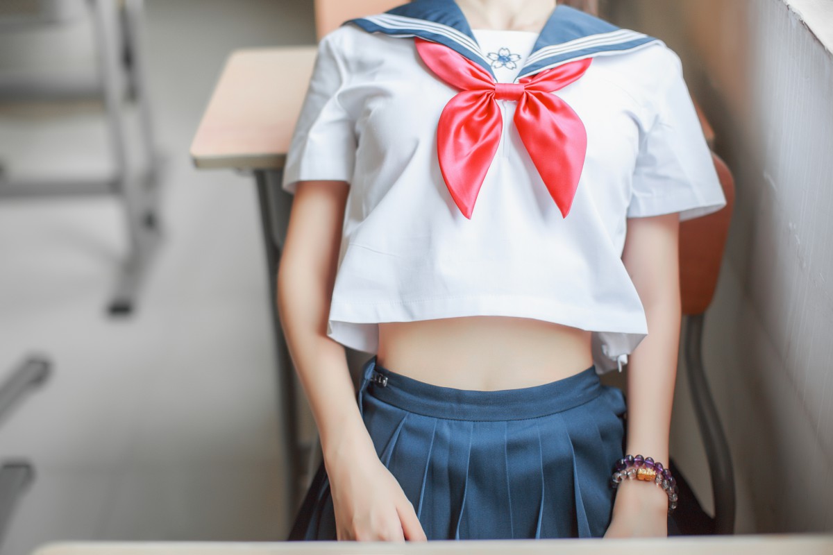 图片[12]-COS美女 疯猫ss – 同桌的水手服 – COSPLAY-小乔阁