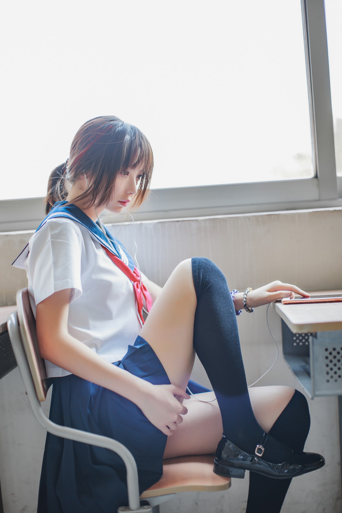 图片[24]-COS美女 疯猫ss – 同桌的水手服 – COSPLAY-小乔阁