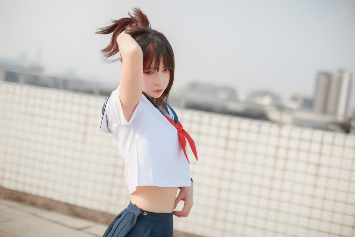 图片[33]-COS美女 疯猫ss – 同桌的水手服 – COSPLAY-小乔阁