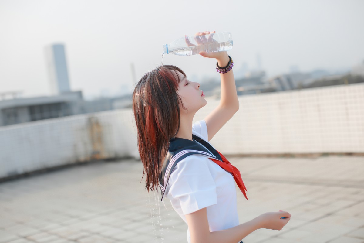 图片[34]-COS美女 疯猫ss – 同桌的水手服 – COSPLAY-小乔阁