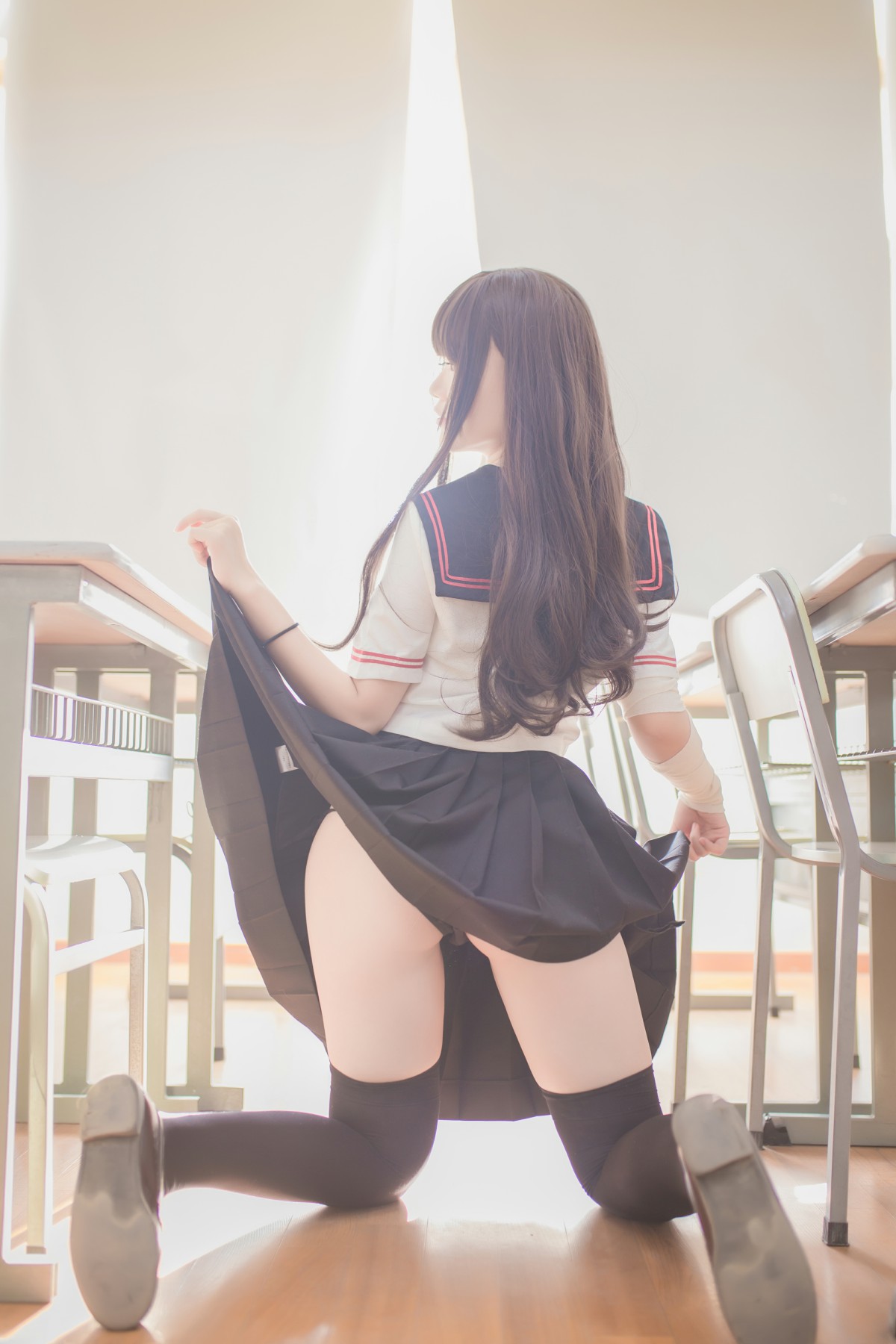 图片[14]-性感人气COSER Yoko宅夏Cos – 黑丝JK – COSPLAY-小乔阁