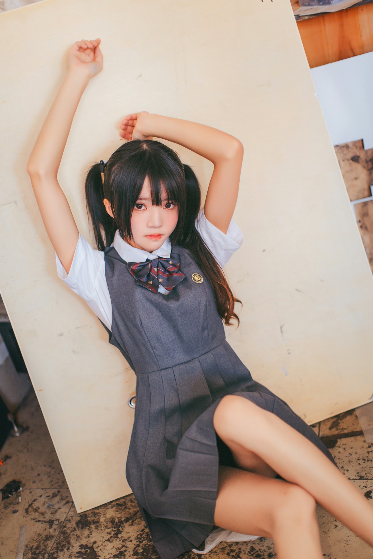 图片[11]-萝莉风COS 桜桃喵 – 画室少女 – COSPLAY-小乔阁