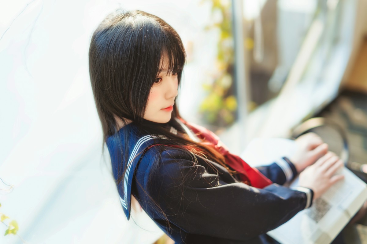 图片[12]-萝莉风COS 桜桃喵 – 黑色水手服 – COSPLAY-小乔阁