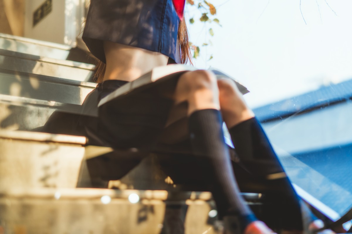 图片[19]-萝莉风COS 桜桃喵 – 黑色水手服 – COSPLAY-小乔阁