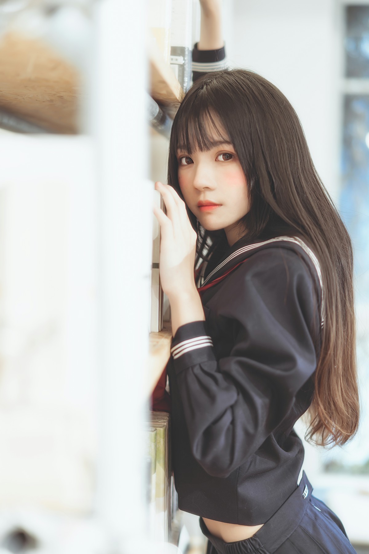 图片[46]-萝莉风COS 桜桃喵 – 黑色水手服 – COSPLAY-小乔阁