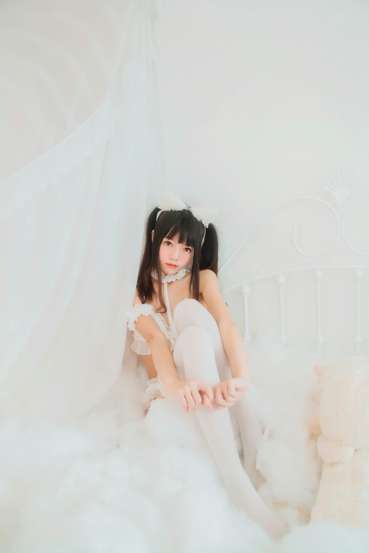 图片[5]-萝莉风COS 桜桃喵 – 白猫 – COSPLAY-小乔阁