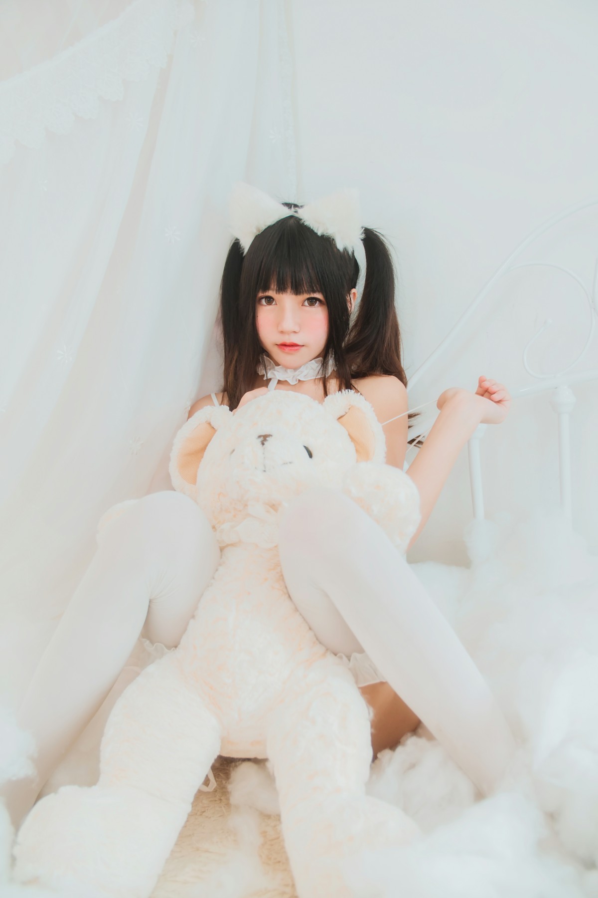 图片[10]-萝莉风COS 桜桃喵 – 白猫 – COSPLAY-小乔阁
