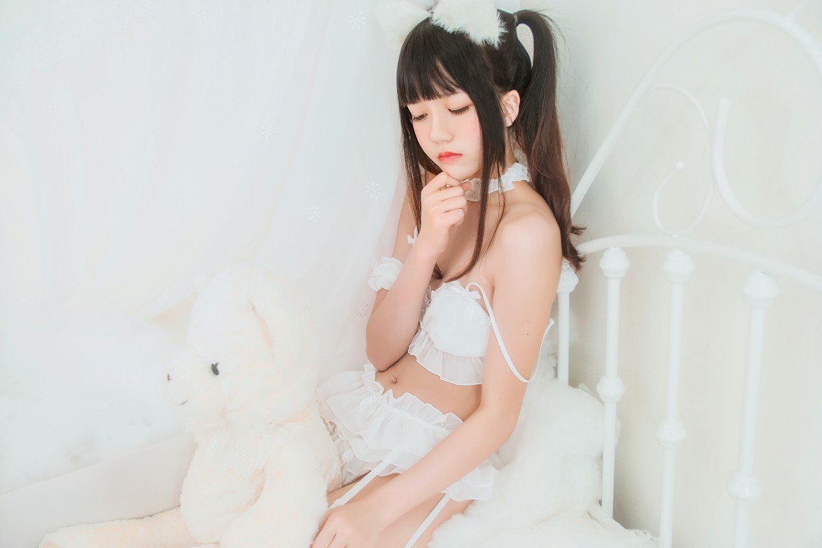 图片[14]-萝莉风COS 桜桃喵 – 白猫 – COSPLAY-小乔阁