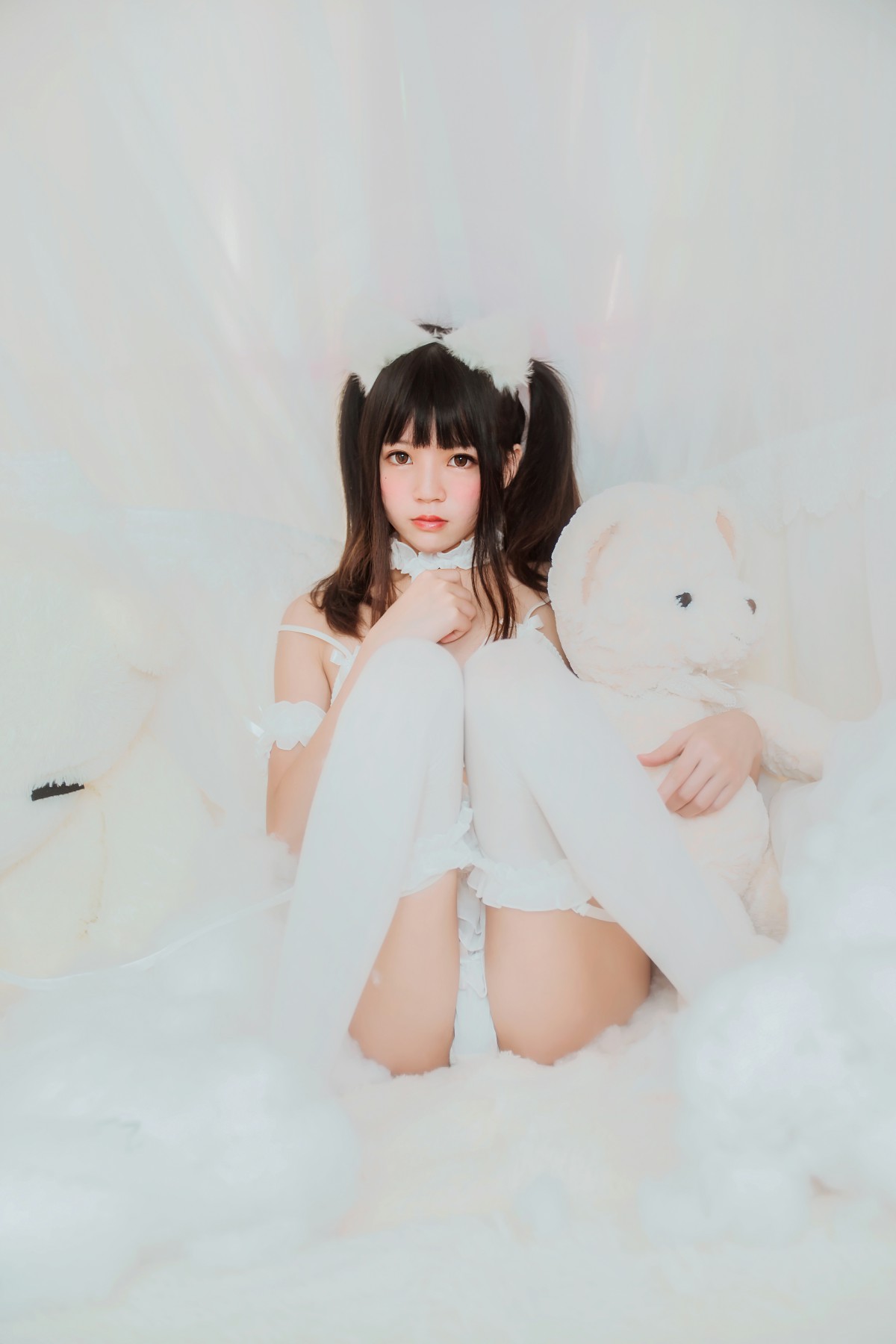 图片[17]-萝莉风COS 桜桃喵 – 白猫 – COSPLAY-小乔阁