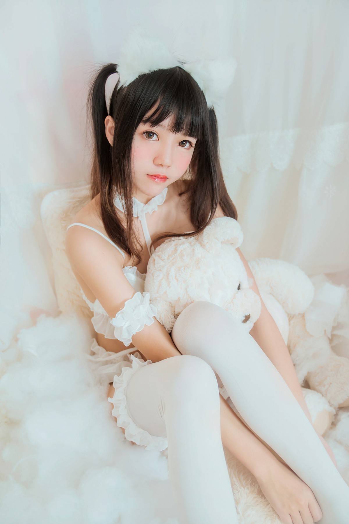 图片[18]-萝莉风COS 桜桃喵 – 白猫 – COSPLAY-小乔阁